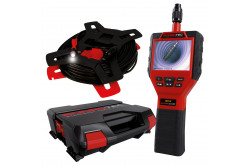 Runpocam RC2 30m
101400 Runpocam RC2 30m
101400
RUNPOCAM RC2 Multifunkciós vizsgáló Kamera
Kompatibilis minden RTG Ø 6 mm menettel szerelt RUNPOTEC termékkel.
Alkalmazás: Kiválóan alkalmas hosszú, akár 50 méteres csővezetékek vizsgálatához, 20 mm csőátmérőtől felfelé.
A RUNPOSTICKS berudaló készlettel kombinálva álmennyezetek, szellőzők és egyéb berendezések vizsgálatára is
használható.
A felvétel funkció lehetővé teszi a fotó, videó vagy hanganyag dokumentációját is, akár 6 óra üzemidővel.
A multifunkciós vizsgáló kamerával együtt 6 db LED lámpával egybeépítve a robusztus rozsdamentes acél fejrésszel
(Ø 12 mm / L 28 mm), RTG 6 mm belsőmenetes csatlakozás, kompatibilis minden RTG Ø 6 mm menettel szerelt
RUNPOTEC termékkel.
IP67 osztály: teljes mértékben védett por ellen. Vízbe merülés ellen védett korlátozott ideig.
ALAP TARTOZÉKOK
Elöl menetes RUNPOGLIDER fejjel
SYSTEMGLIDER
Nagy teljesítményű 320-lumenes
tölthető LED lámpa
Micro memória kártya 8 GB / adapterrel
Mágneses kiszedő készlet
Menetes csatlakozó szett, RTG Ø 6 mm
(Zárósapka, külső- és belső csatlakozó menet)
Rozsdamentes acél horog
Dual-USB töltő adapter 12 V
Rugalmas csatlakozó szár 12 cm
USB / Micro-USB töltő kábel 3 m
Dual-USB töltő adapter 230 V
RC2 menetes csatlakozás
USB / Micro-USB töltő kábel 1 m